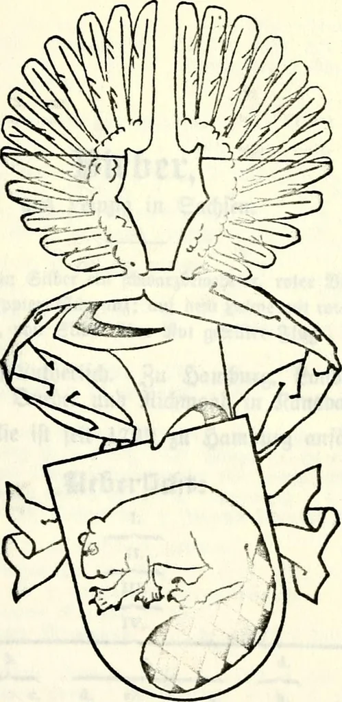 An illustration from Deutsches Geschlechterbuch (Genealogisches Handbuch bürgerlicher Familien.), 1889, leaf 205