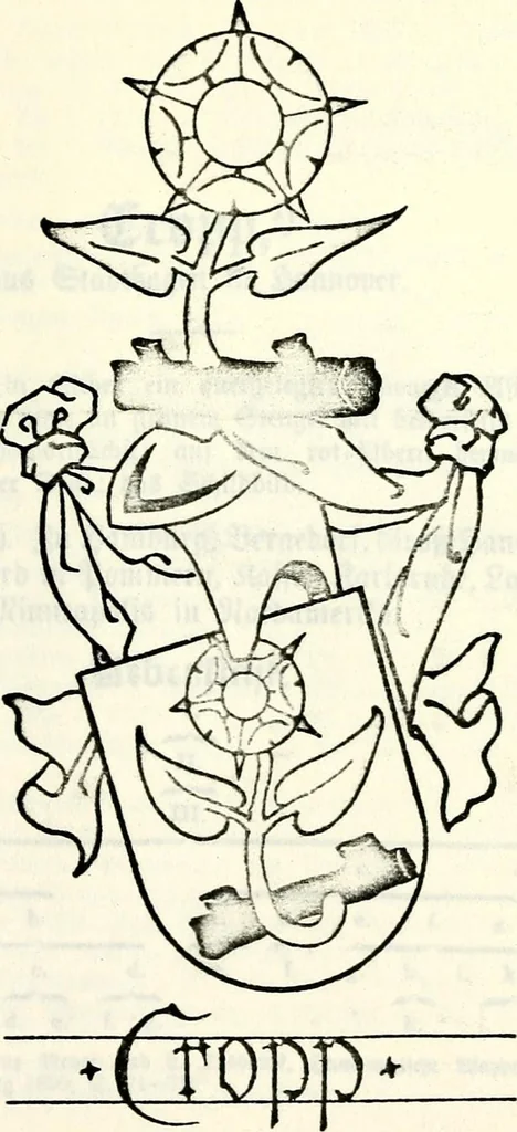An illustration from Deutsches Geschlechterbuch (Genealogisches Handbuch bürgerlicher Familien.), 1889, leaf 561
