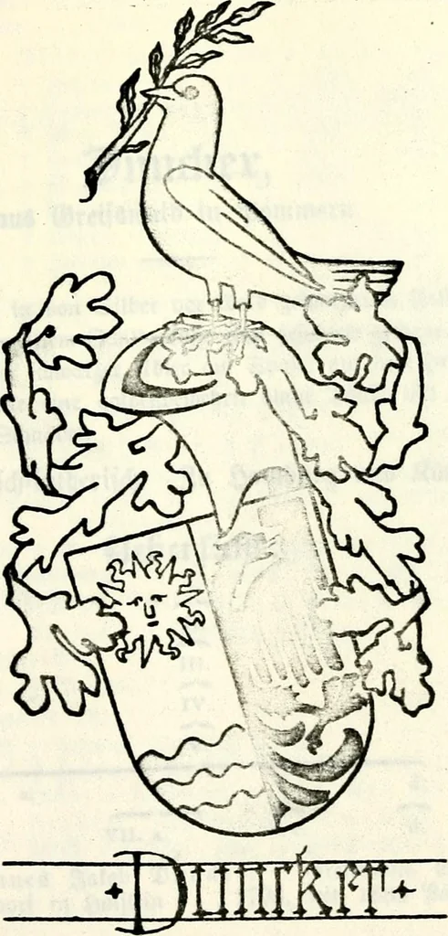 An illustration from Deutsches Geschlechterbuch (Genealogisches Handbuch bürgerlicher Familien.), 1889, leaf 613