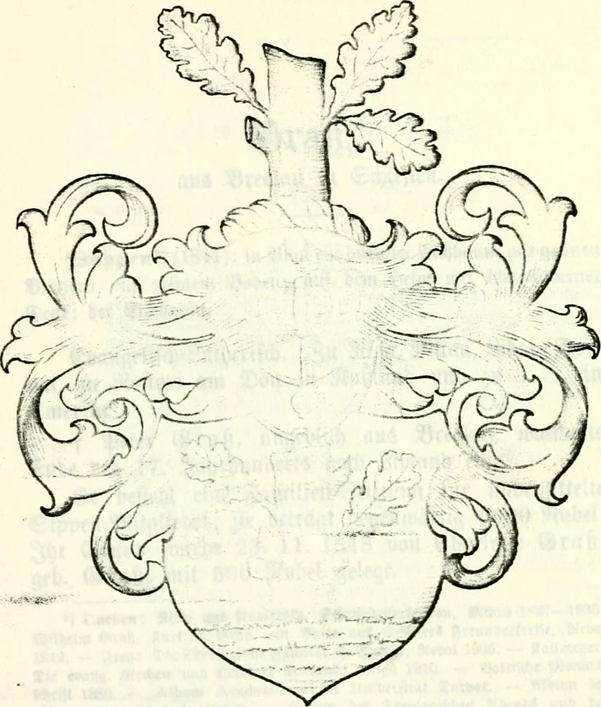An illustration from Deutsches Geschlechterbuch (Genealogisches Handbuch bürgerlicher Familien.), 1889, leaf 241