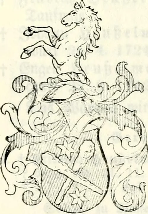 An illustration from Deutsches Geschlechterbuch (Genealogisches Handbuch bürgerlicher Familien.), 1889, leaf 561