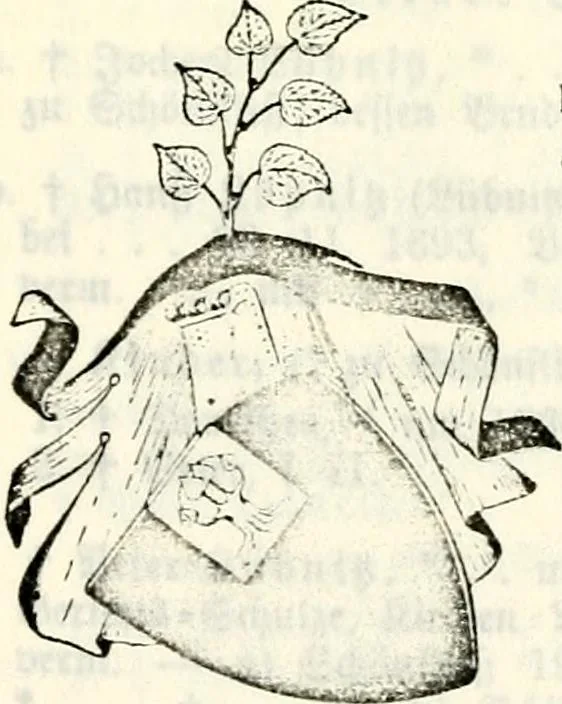 An illustration from Deutsches Geschlechterbuch (Genealogisches Handbuch bürgerlicher Familien.), 1889, leaf 581
