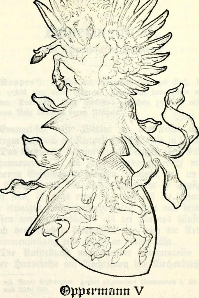 An illustration from Deutsches Geschlechterbuch (Genealogisches Handbuch bürgerlicher Familien.), 1889, leaf 759
