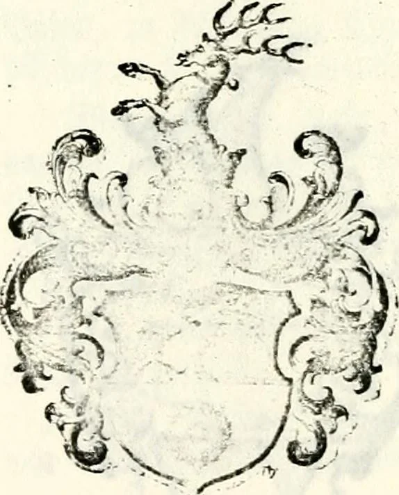 An illustration from Deutsches Geschlechterbuch (Genealogisches Handbuch bürgerlicher Familien.), 1889, leaf 831