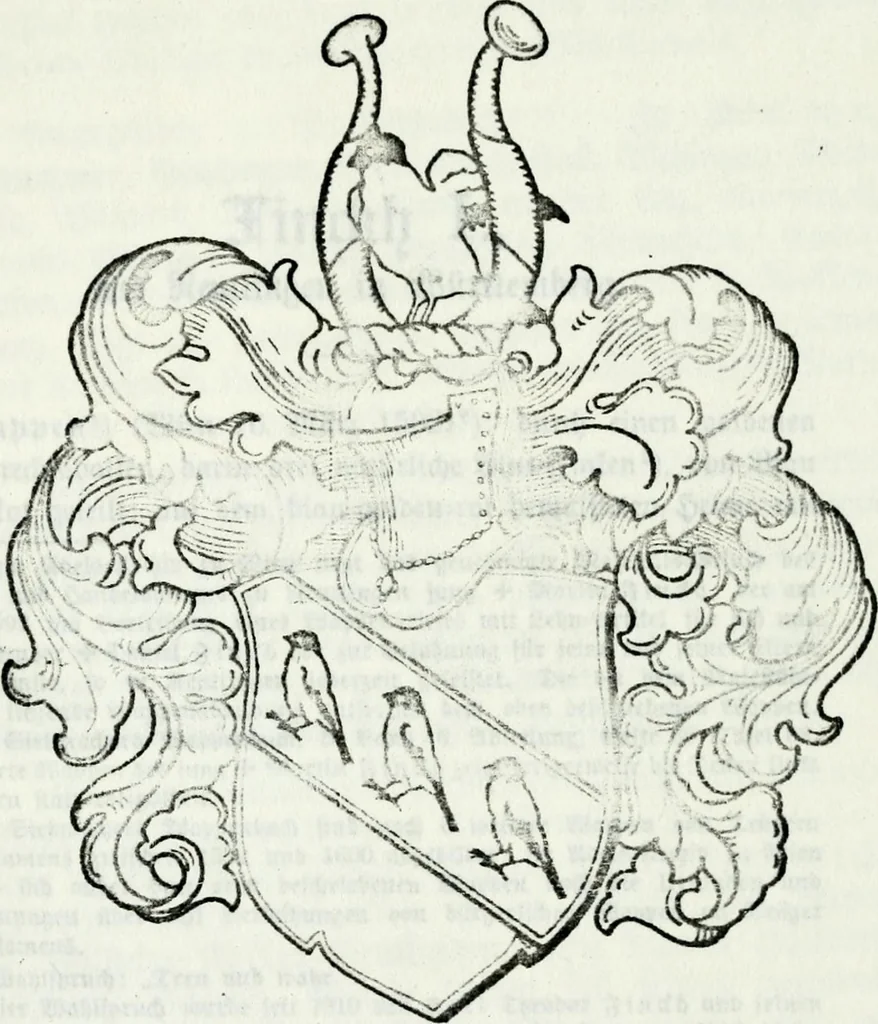 An illustration from Deutsches Geschlechterbuch (Genealogisches Handbuch bürgerlicher Familien.), 1889, leaf 399