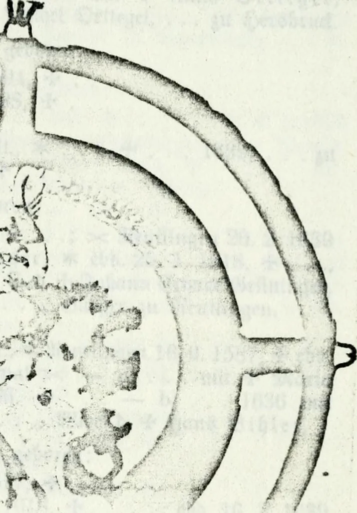 An illustration from Deutsches Geschlechterbuch (Genealogisches Handbuch bürgerlicher Familien.), 1889, leaf 425
