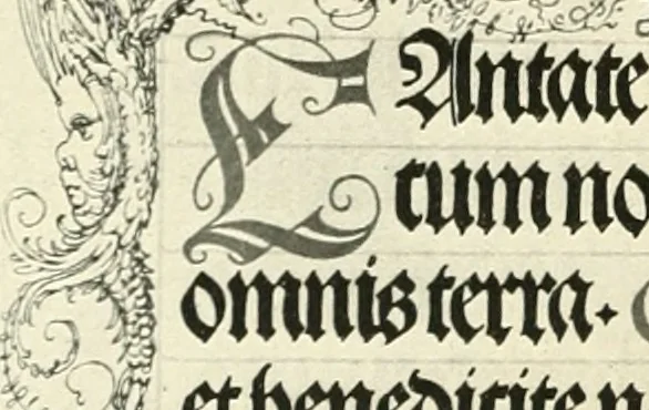 An illustration from Deutsche Zeichner von der Gotik bis zum Rokoko, 1921, leaf 105