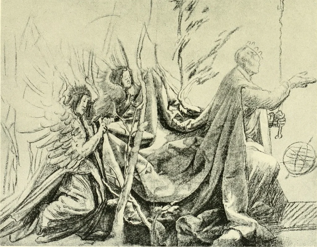 An illustration from Deutsche Zeichner von der Gotik bis zum Rokoko, 1921, leaf 106