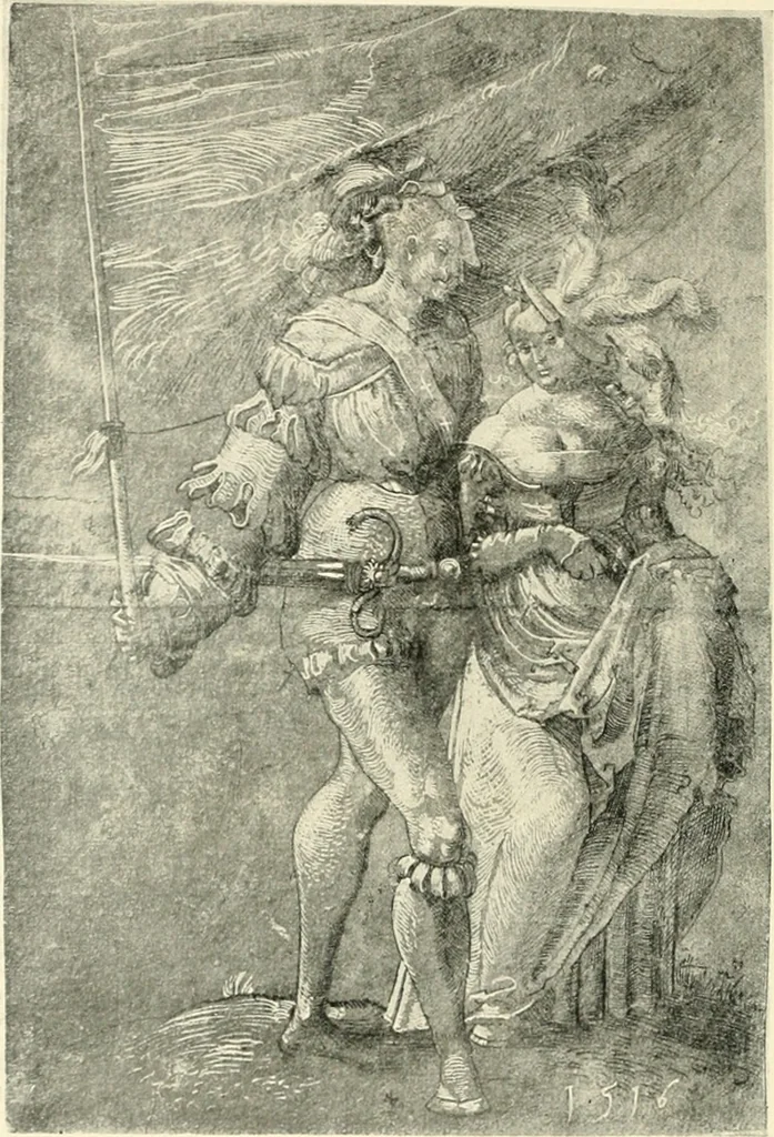 An illustration from Deutsche Zeichner von der Gotik bis zum Rokoko, 1921, leaf 115
