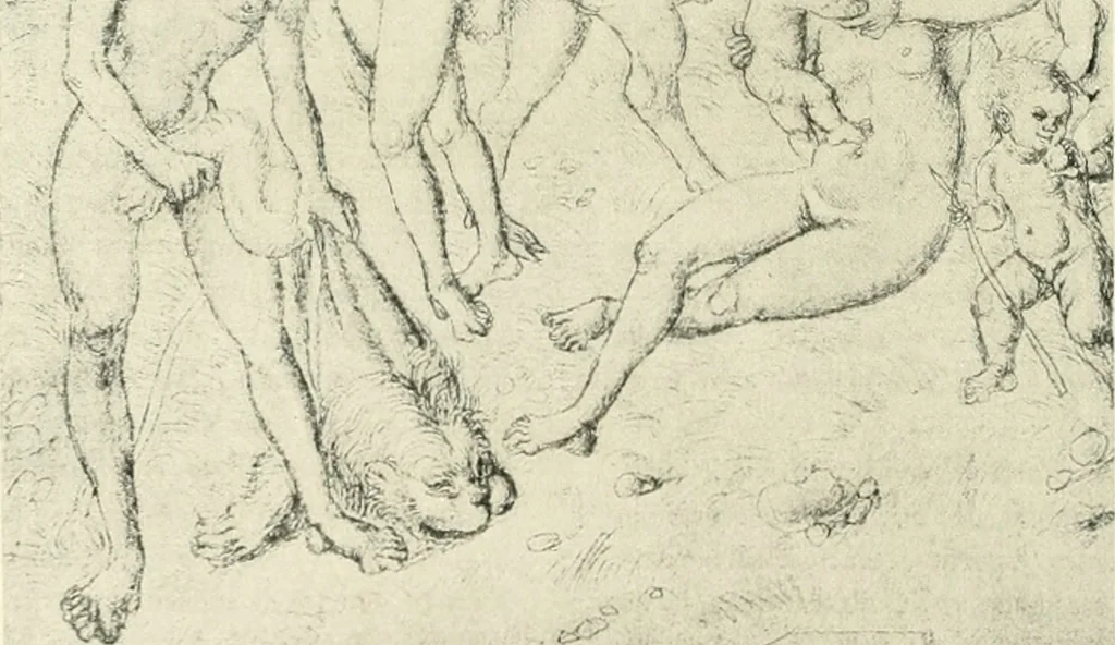 An illustration from Deutsche Zeichner von der Gotik bis zum Rokoko, 1921, leaf 121