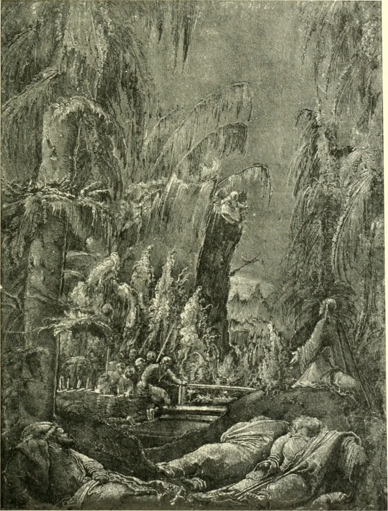 An illustration from Deutsche Zeichner von der Gotik bis zum Rokoko, 1921, leaf 124