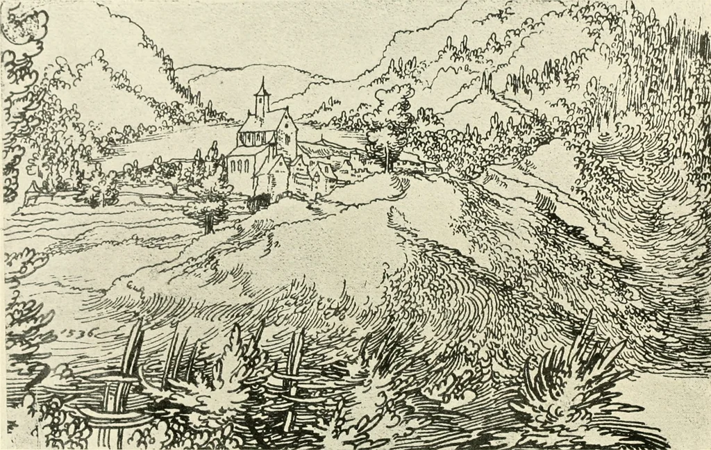 An illustration from Deutsche Zeichner von der Gotik bis zum Rokoko, 1921, leaf 129