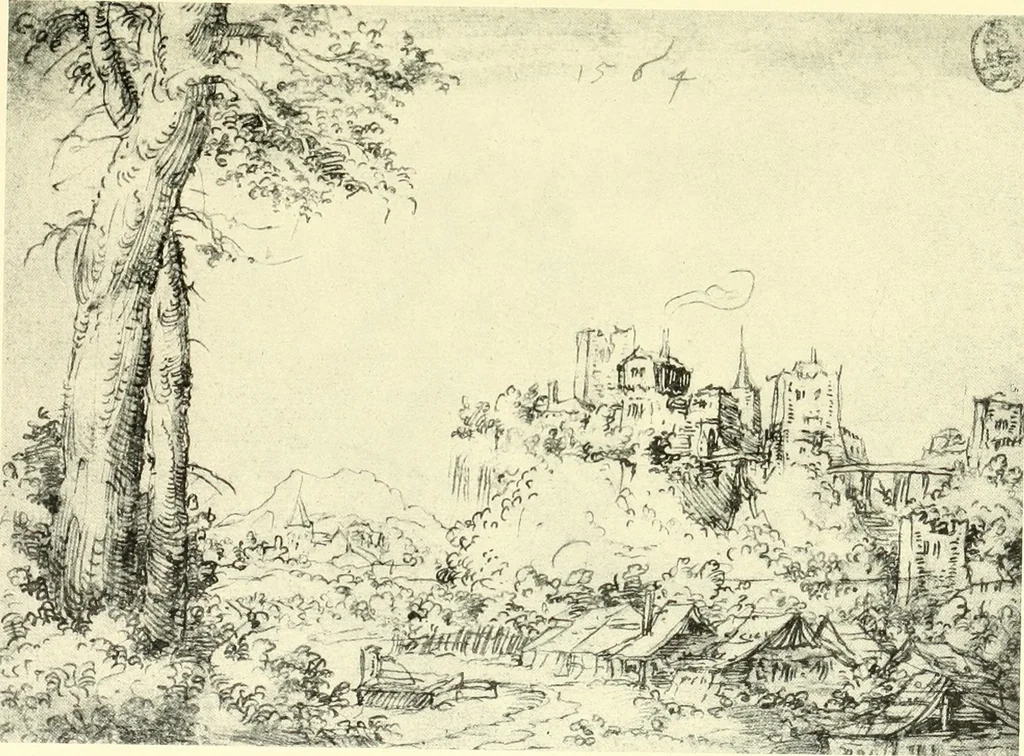 An illustration from Deutsche Zeichner von der Gotik bis zum Rokoko, 1921, leaf 136