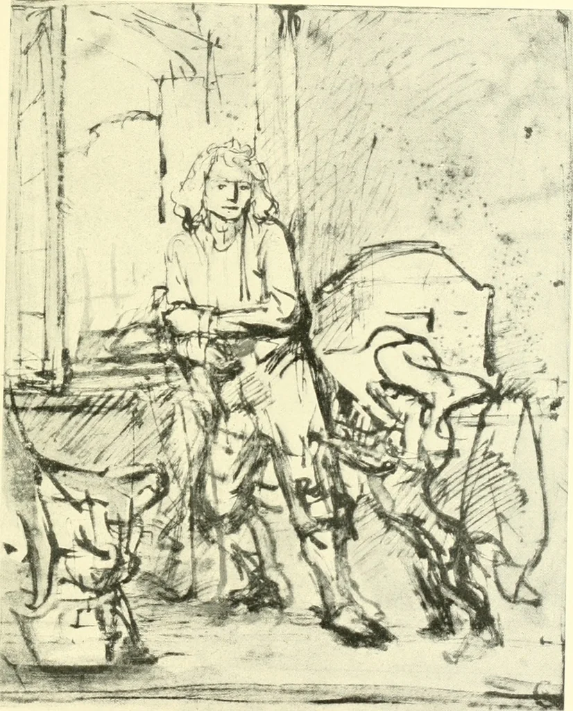 An illustration from Deutsche Zeichner von der Gotik bis zum Rokoko, 1921, leaf 162