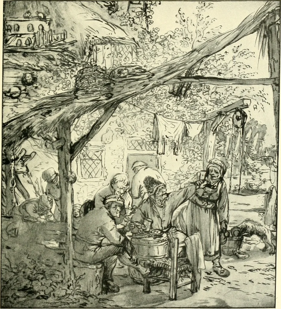 An illustration from Deutsche Zeichner von der Gotik bis zum Rokoko, 1921, leaf 164