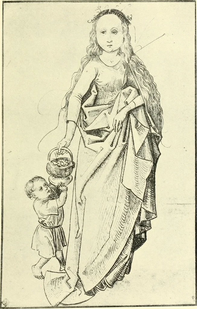An illustration from Deutsche Zeichner von der Gotik bis zum Rokoko, 1921, leaf 78