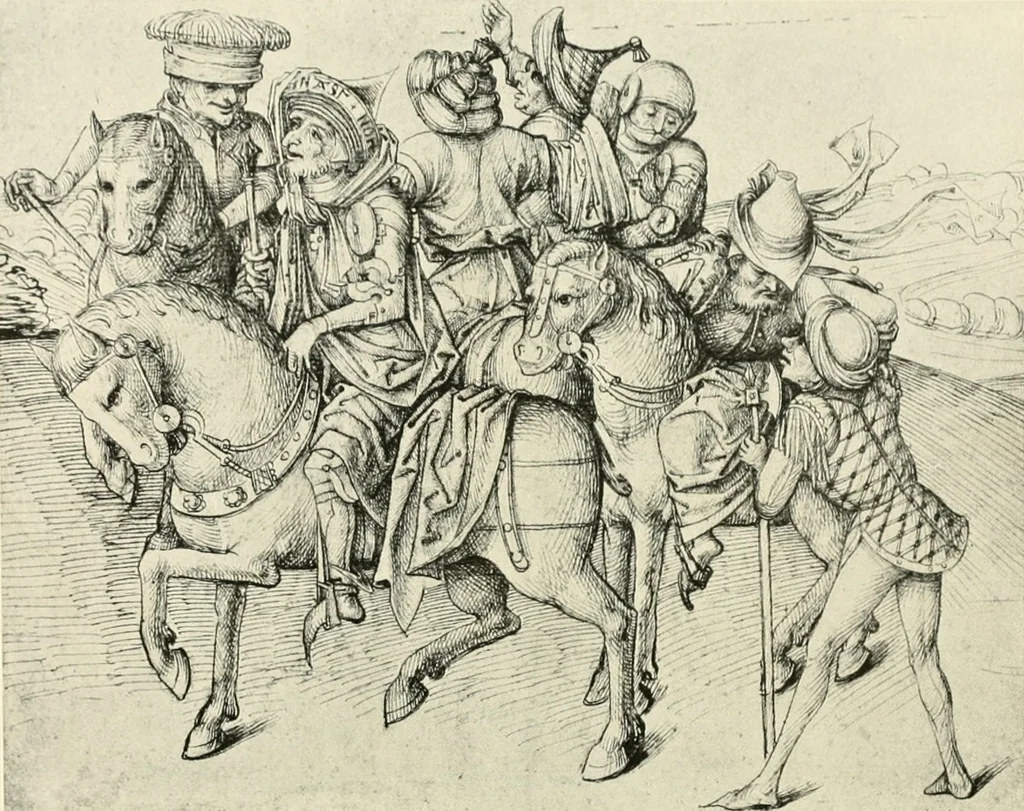 An illustration from Deutsche Zeichner von der Gotik bis zum Rokoko, 1921, leaf 81