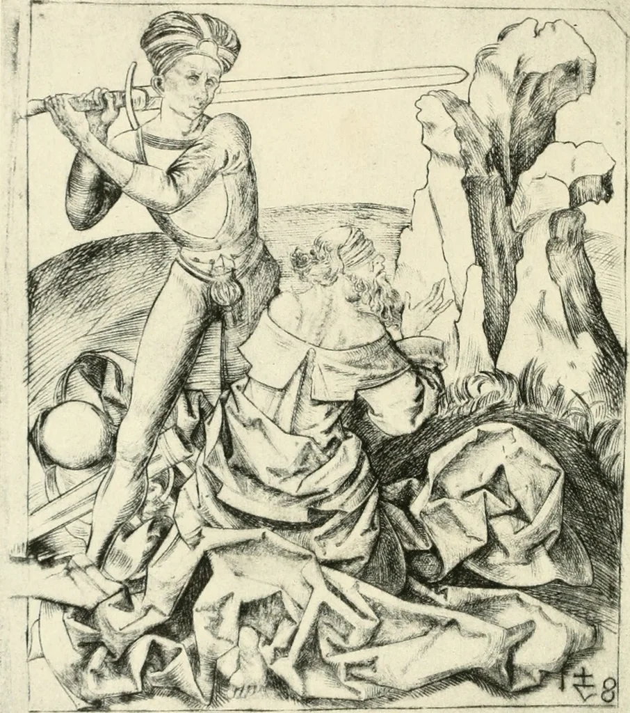 An illustration from Deutsche Zeichner von der Gotik bis zum Rokoko, 1921, leaf 85