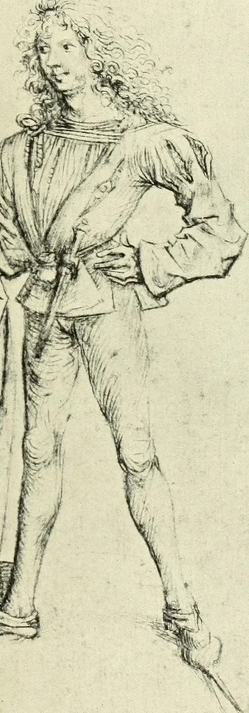 An illustration from Deutsche Zeichner von der Gotik bis zum Rokoko, 1921, leaf 88