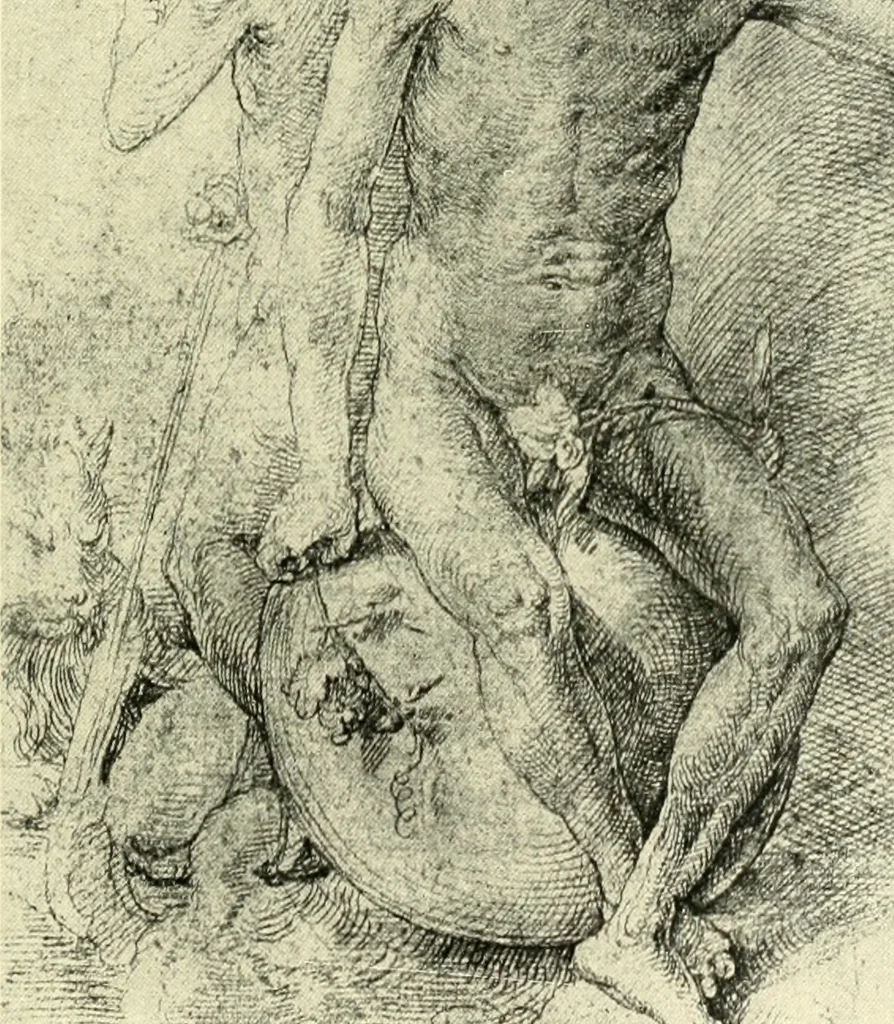 An illustration from Deutsche Zeichner von der Gotik bis zum Rokoko, 1921, leaf 90