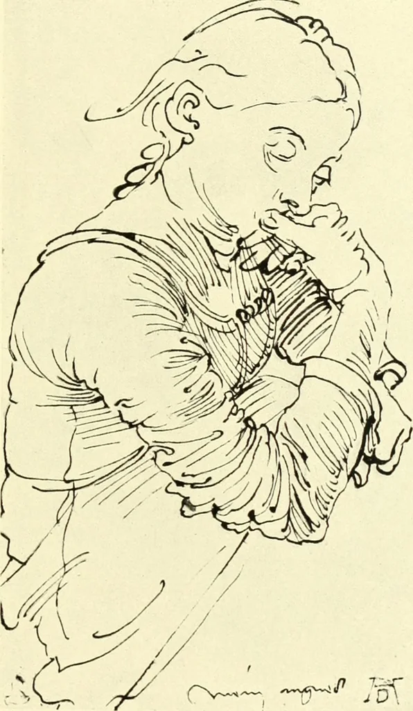 An illustration from Deutsche Zeichner von der Gotik bis zum Rokoko, 1921, leaf 92