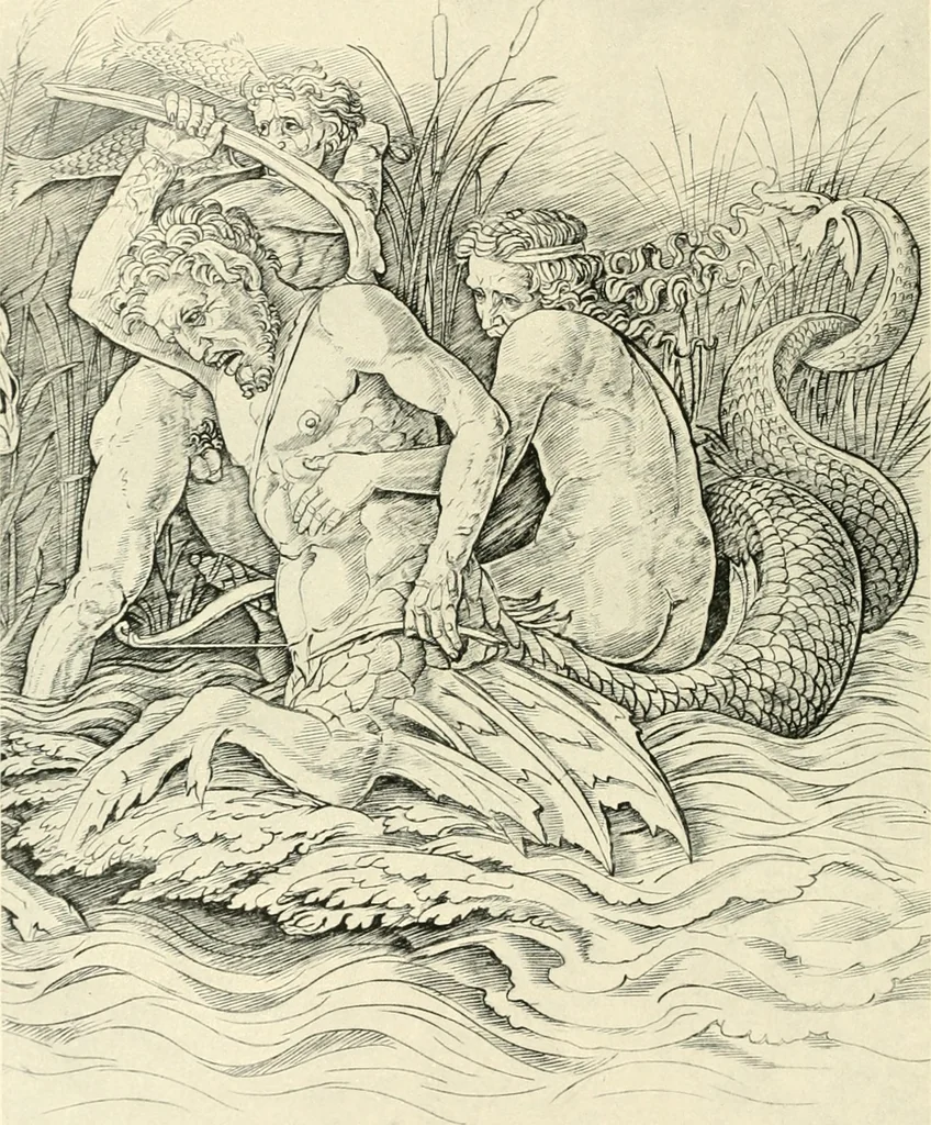 An illustration from Deutsche Zeichner von der Gotik bis zum Rokoko, 1921, leaf 93