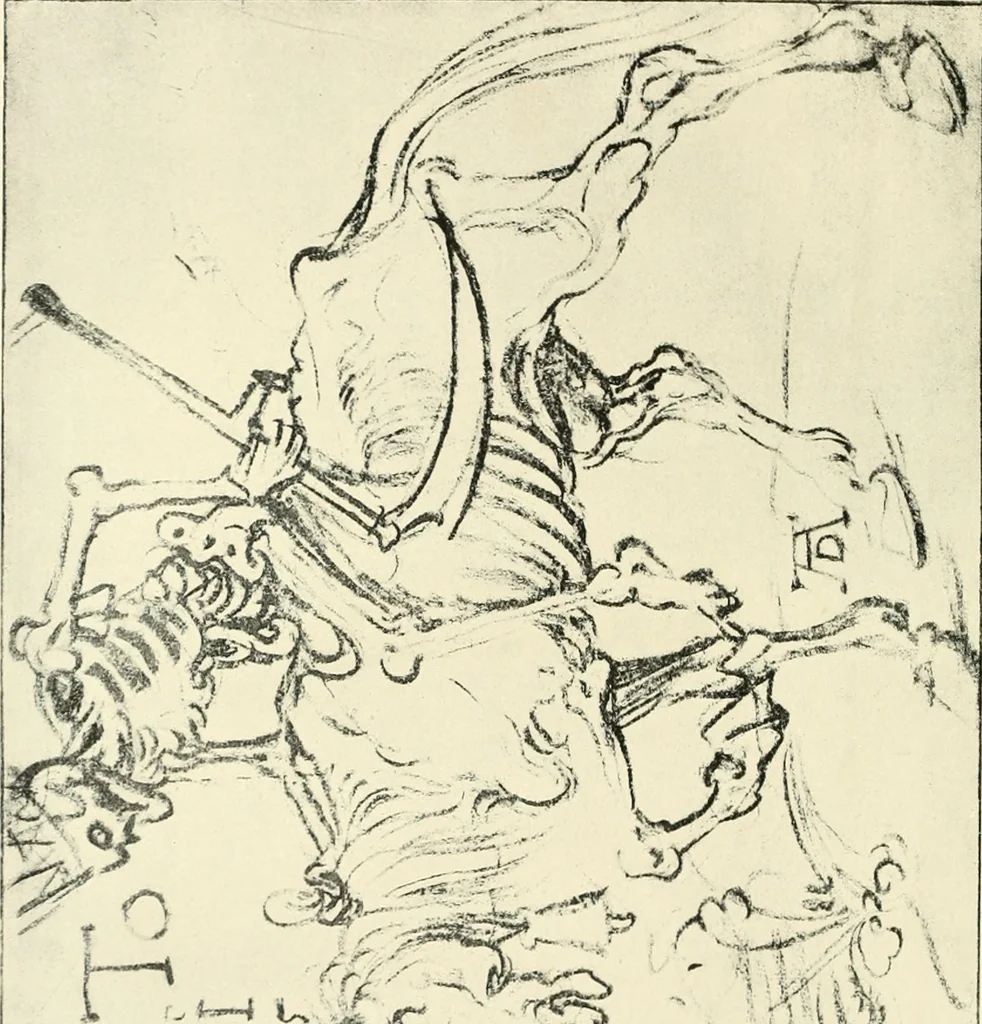 An illustration from Deutsche Zeichner von der Gotik bis zum Rokoko, 1921, leaf 95