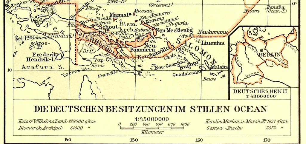 An illustration from Deutschlands Kolonien in achtzig farbenphotographischen Abbildungen : nach eigenen Naturaufnahmen, 1914, leaf 171