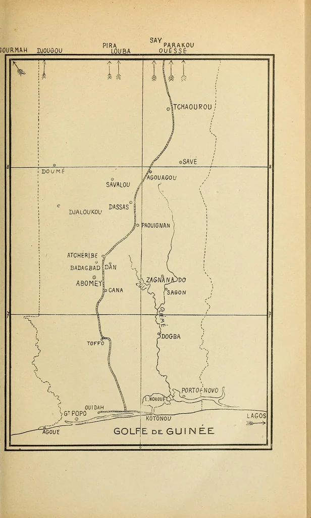An illustration from Deux années au Dahomey, 1903-1905, 1916, leaf 17