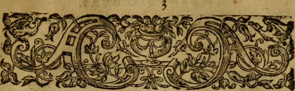An illustration from Deux traitez de ce tems : le 1. est de l'impossibilité & impertinence du Concile, tel qu'il a esté demandé par requeste au roy, & des inconveniens qui en pourroient arriver : le 2. est vn discours sur l'histoire de l'Eglise ancienne, et estat des gaules, écrite par S. Gregoire E. de Tours, où sont decidees les principales controverses par les peres de quatre or six premiers siecles, 1614, leaf 74