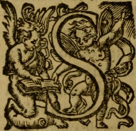 An illustration from Deux traitez de ce tems : le 1. est de l'impossibilité & impertinence du Concile, tel qu'il a esté demandé par requeste au roy, & des inconveniens qui en pourroient arriver : le 2. est vn discours sur l'histoire de l'Eglise ancienne, et estat des gaules, écrite par S. Gregoire E. de Tours, où sont decidees les principales controverses par les peres de quatre or six premiers siecles, 1614, leaf 74