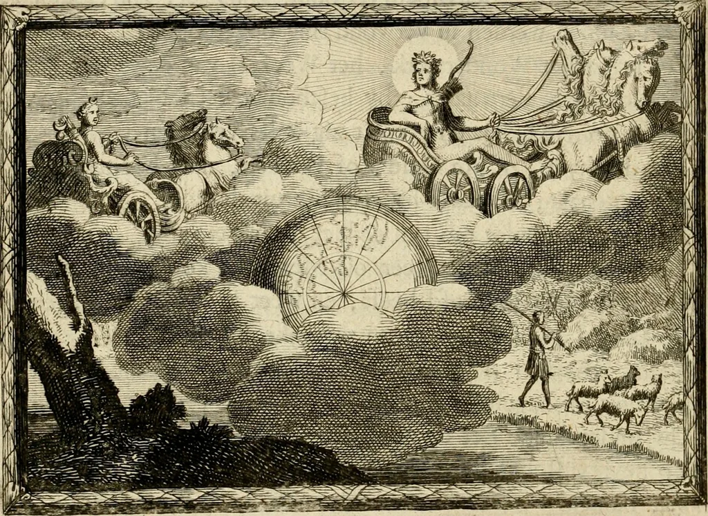 An illustration from De veldgezangen van Thyrsis : gesierd met toegepaste zinneminnebeelden, 1702, leaf 59