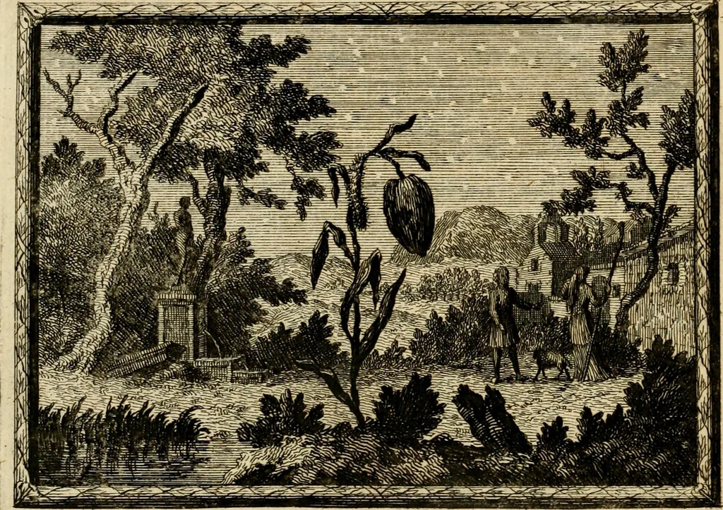 An illustration from De veldgezangen van Thyrsis : gesierd met toegepaste zinneminnebeelden, 1702, leaf 79