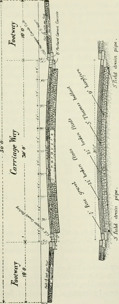 An illustration from The development of building estates : a practical handbook for the use of surveyors, agents, landowners, and others interested in the development, management, equipment administration, or realization of building estates, 1910, leaf 198