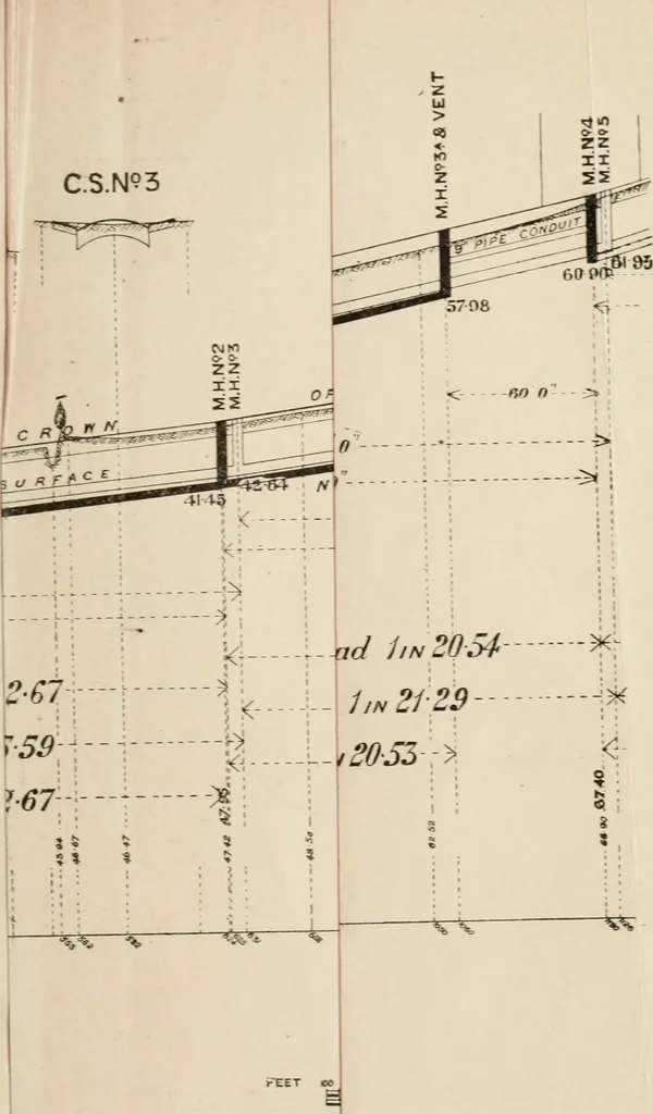 An illustration from The development of building estates : a practical handbook for the use of surveyors, agents, landowners, and others interested in the development, management, equipment administration, or realization of building estates, 1910, leaf 324