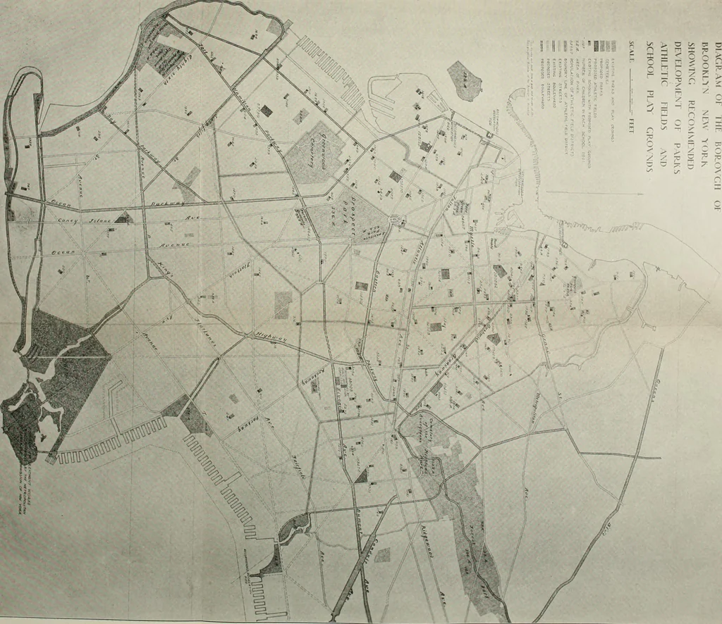 An illustration from Development and present status of city planning in New York City, 1914, leaf 51