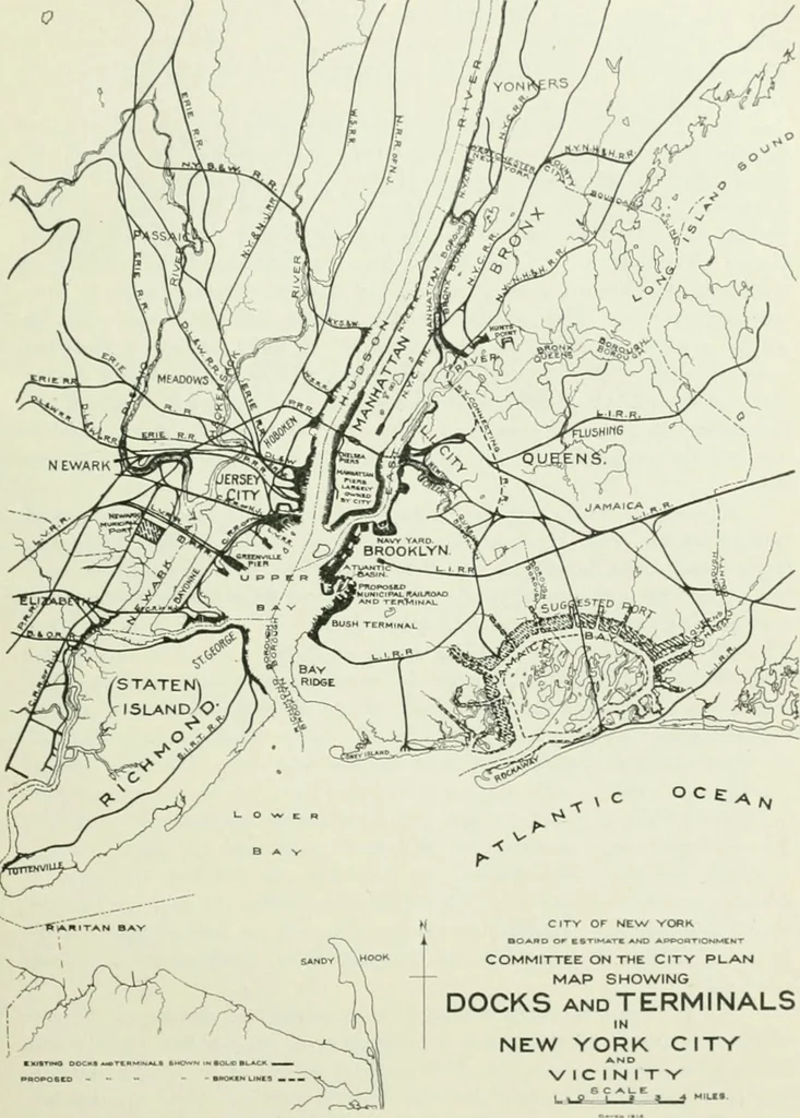 An illustration from Development and present status of city planning in New York City, 1914, leaf 56