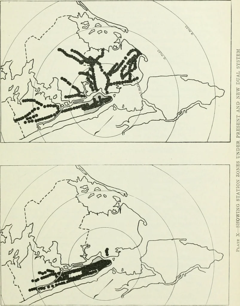 An illustration from Development and present status of city planning in New York City, 1914, leaf 68