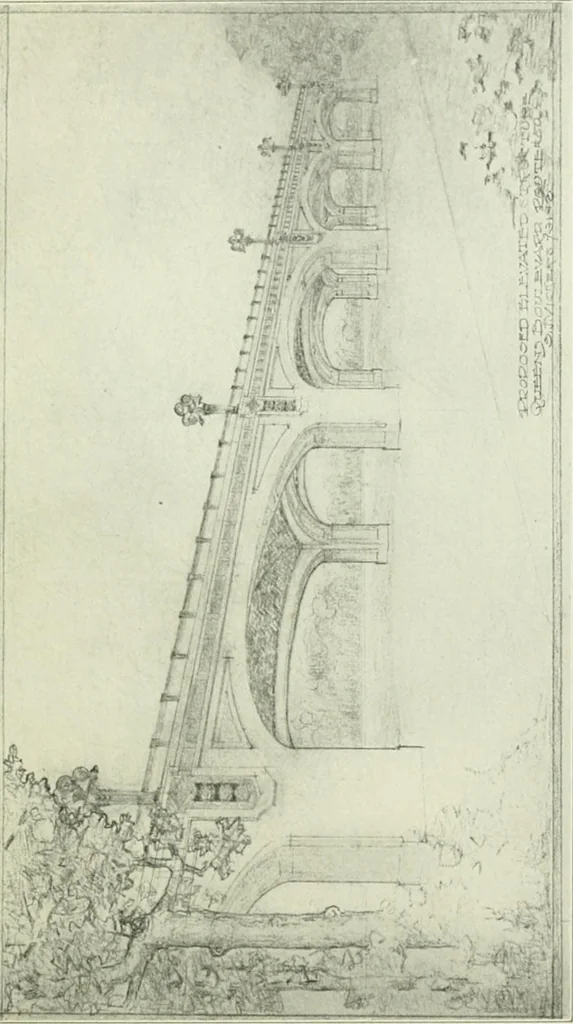 An illustration from Development and present status of city planning in New York City, 1914, leaf 84