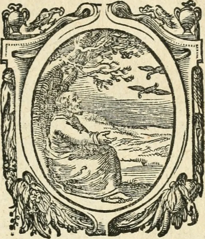 An illustration from De vernieuwde gulden winckel der kunstliebende Nederlanders : waer in den mensche door poëtische, historische en morale leeringen, vertoont wort, hoedanigh hy zijn leven, handel ende wandel, zedighlijck, eerbaerlijck en vermakelijck sal overbrengen : hier is by ghevoeght het tweede deel, waer in 't vvelvaren der vereenighde Nederlanden, en de droeve vvtvaert van Henricus de Grote, coningh van Vranckrijck en Navarre, &c. : nessens andere stichtelijcke dinghen, den konst-beminders worden voor oogen ghestelt, 1622, leaf 178