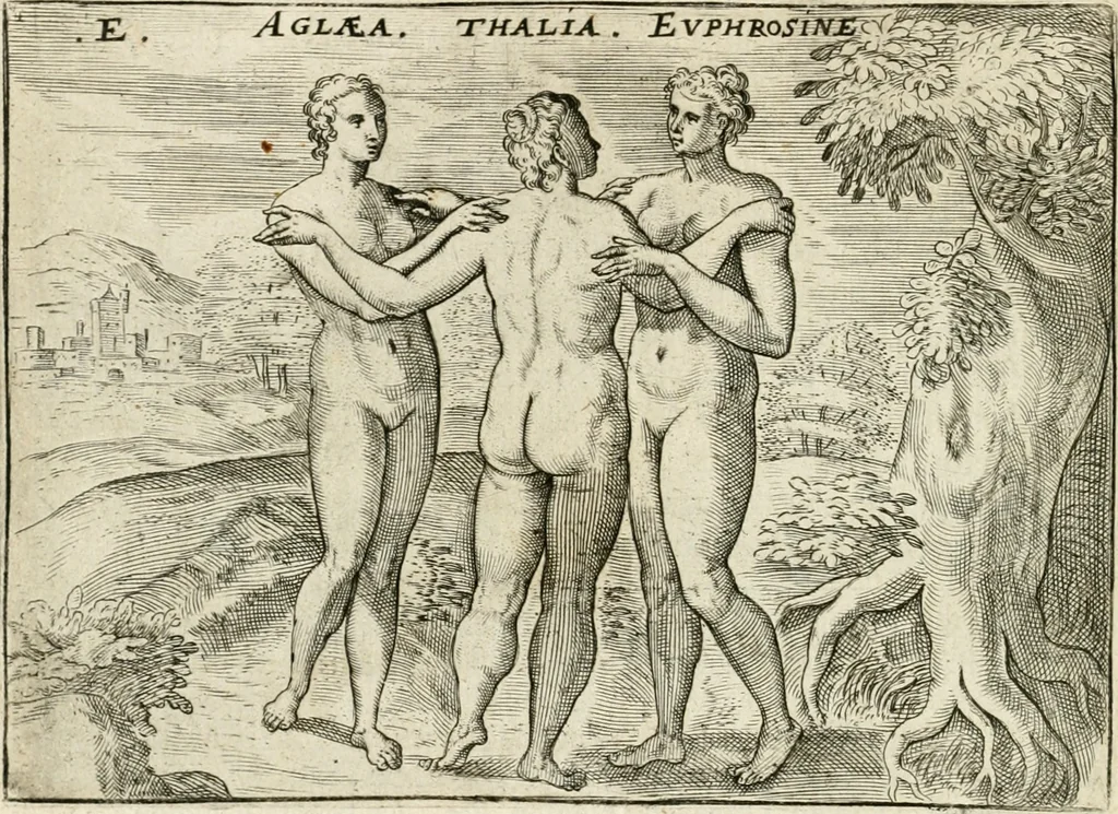 An illustration from De vernieuwde gulden winckel der kunstliebende Nederlanders : waer in den mensche door poëtische, historische en morale leeringen, vertoont wort, hoedanigh hy zijn leven, handel ende wandel, zedighlijck, eerbaerlijck en vermakelijck sal overbrengen : hier is by ghevoeght het tweede deel, waer in 't vvelvaren der vereenighde Nederlanden, en de droeve vvtvaert van Henricus de Grote, coningh van Vranckrijck en Navarre, &c. : nessens andere stichtelijcke dinghen, den konst-beminders worden voor oogen ghestelt, 1622, leaf 43