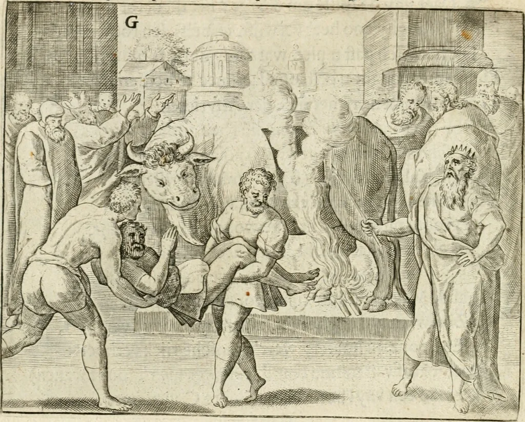 An illustration from De vernieuwde gulden winckel der kunstliebende Nederlanders : waer in den mensche door poëtische, historische en morale leeringen, vertoont wort, hoedanigh hy zijn leven, handel ende wandel, zedighlijck, eerbaerlijck en vermakelijck sal overbrengen : hier is by ghevoeght het tweede deel, waer in 't vvelvaren der vereenighde Nederlanden, en de droeve vvtvaert van Henricus de Grote, coningh van Vranckrijck en Navarre, &c. : nessens andere stichtelijcke dinghen, den konst-beminders worden voor oogen ghestelt, 1622, leaf 63