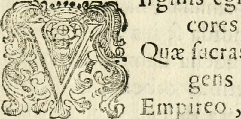 An illustration from De Virginis Purificatione carmen: Illustrissimo Domino Domino Fabio Feroni Bellavitae Marchioni, 1683, leaf 6
