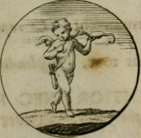 An illustration from Devises et emblemes anciennes & modernes, tirées des plus celebres auteurs, oder, Emblematische Gemüths-Vergnügung : bey Betrachtung siben hundert und funffzehen der curieusesten und ergötzlichen Sinn-Bildern, mit ihren zuständigen teutsch-lateinisch-französisch- und italianischen Beyschrifften, 1695, leaf 100