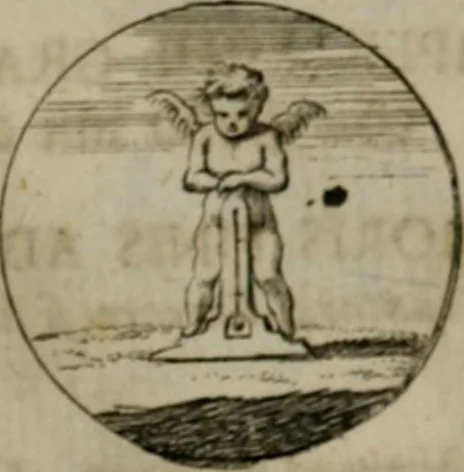 An illustration from Devises et emblemes anciennes & modernes, tirées des plus celebres auteurs, oder, Emblematische Gemüths-Vergnügung : bey Betrachtung siben hundert und funffzehen der curieusesten und ergötzlichen Sinn-Bildern, mit ihren zuständigen teutsch-lateinisch-französisch- und italianischen Beyschrifften, 1695, leaf 100