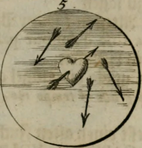 An illustration from Devises et emblemes anciennes & modernes, tirées des plus celebres auteurs, oder, Emblematische Gemüths-Vergnügung : bey Betrachtung siben hundert und funffzehen der curieusesten und ergötzlichen Sinn-Bildern, mit ihren zuständigen teutsch-lateinisch-französisch- und italianischen Beyschrifften, 1695, leaf 102
