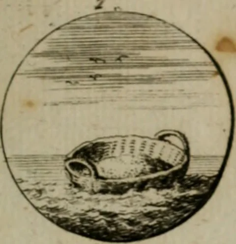 An illustration from Devises et emblemes anciennes & modernes, tirées des plus celebres auteurs, oder, Emblematische Gemüths-Vergnügung : bey Betrachtung siben hundert und funffzehen der curieusesten und ergötzlichen Sinn-Bildern, mit ihren zuständigen teutsch-lateinisch-französisch- und italianischen Beyschrifften, 1695, leaf 110