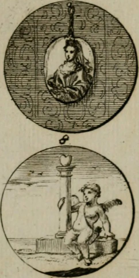 An illustration from Devises et emblemes anciennes & modernes, tirées des plus celebres auteurs, oder, Emblematische Gemüths-Vergnügung : bey Betrachtung siben hundert und funffzehen der curieusesten und ergötzlichen Sinn-Bildern, mit ihren zuständigen teutsch-lateinisch-französisch- und italianischen Beyschrifften, 1695, leaf 110