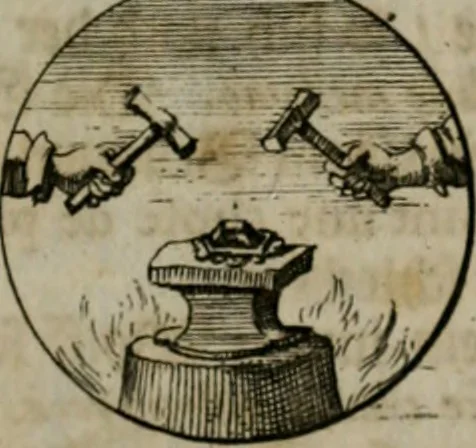 An illustration from Devises et emblemes anciennes & modernes, tirées des plus celebres auteurs, oder, Emblematische Gemüths-Vergnügung : bey Betrachtung siben hundert und funffzehen der curieusesten und ergötzlichen Sinn-Bildern, mit ihren zuständigen teutsch-lateinisch-französisch- und italianischen Beyschrifften, 1695, leaf 12