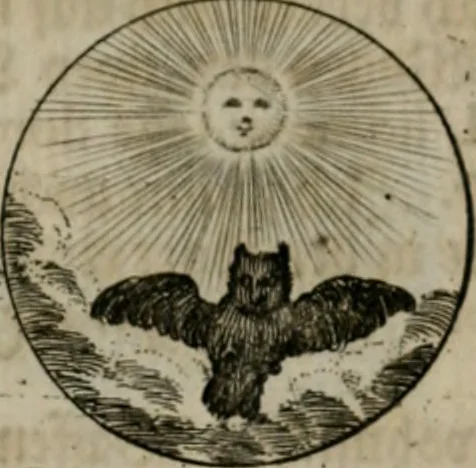 An illustration from Devises et emblemes anciennes & modernes, tirées des plus celebres auteurs, oder, Emblematische Gemüths-Vergnügung : bey Betrachtung siben hundert und funffzehen der curieusesten und ergötzlichen Sinn-Bildern, mit ihren zuständigen teutsch-lateinisch-französisch- und italianischen Beyschrifften, 1695, leaf 12